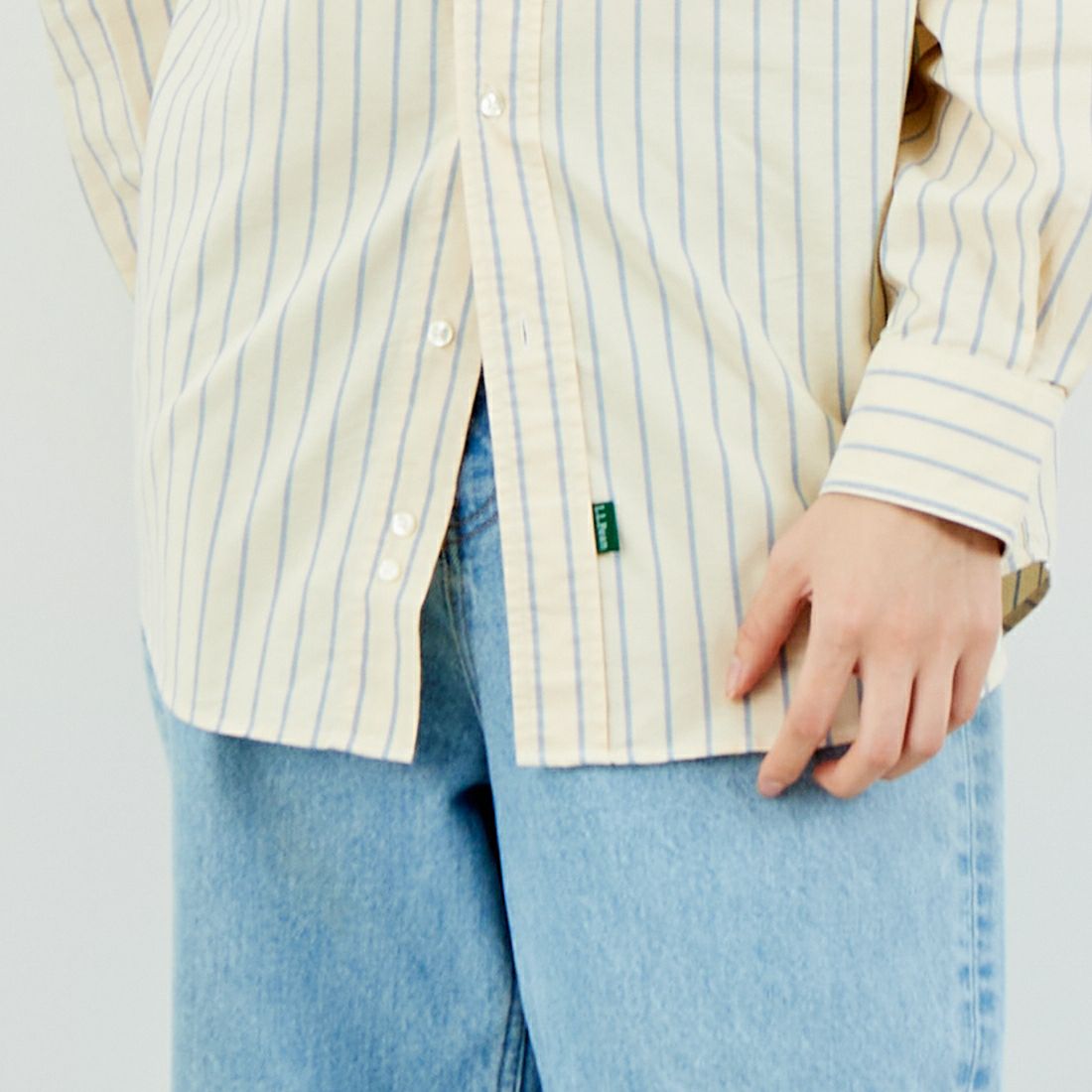 L.L.BEAN [エルエルビーン] ORONO ロングスリーブシャツ [6175-3143] 93 BUTTER/