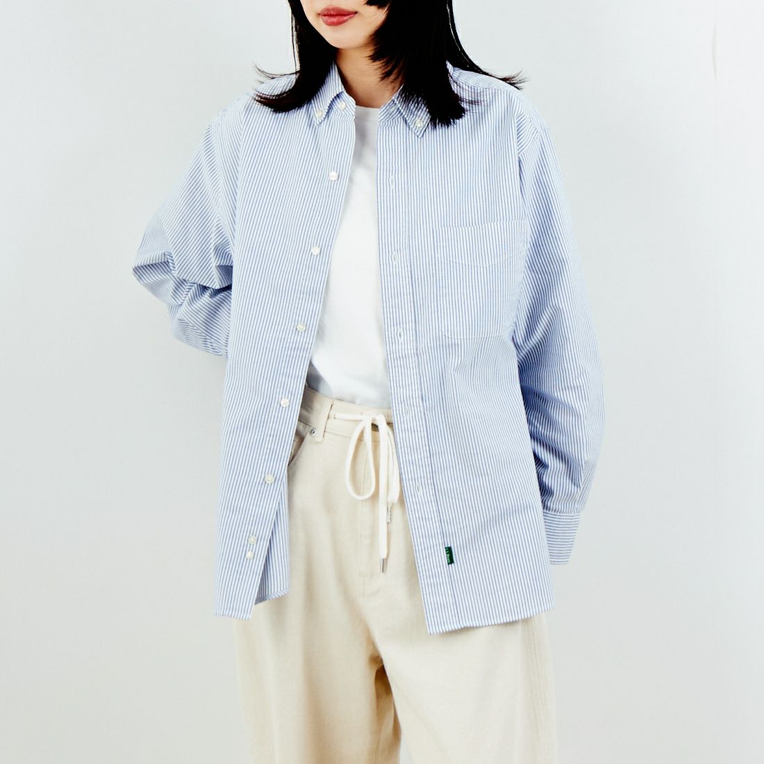 L.L.BEAN [エルエルビーン] ORONO ロングスリーブシャツ [6175-3143] 90 NAVY/WH