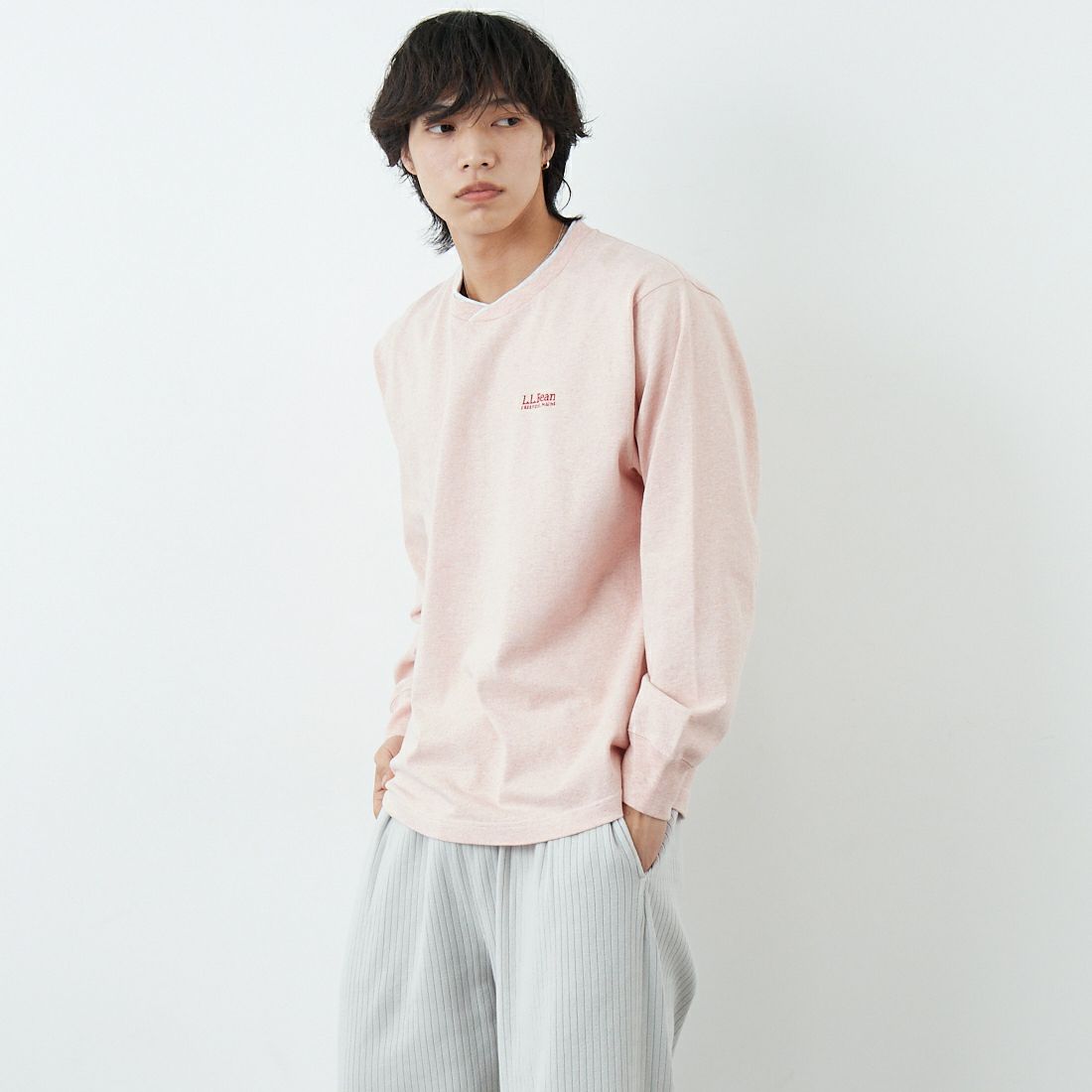 01 TOP RED&&モデル身長：179cm 着用サイズ：M&&