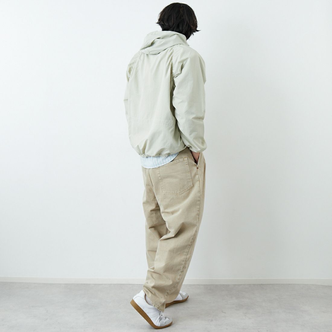 L.L.BEAN [エルエルビーン] MILO アノラックパーカー [6175-3039] 24 SAND &&モデル身長：179cm 着用サイズ：M&&