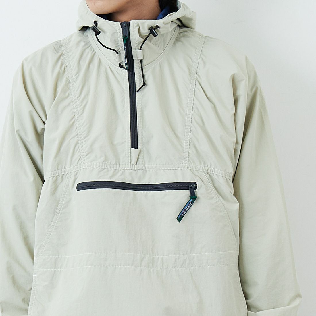 L.L.BEAN [エルエルビーン] MILO アノラックパーカー [6175-3039] 24 SAND &&モデル身長：179cm 着用サイズ：M&&