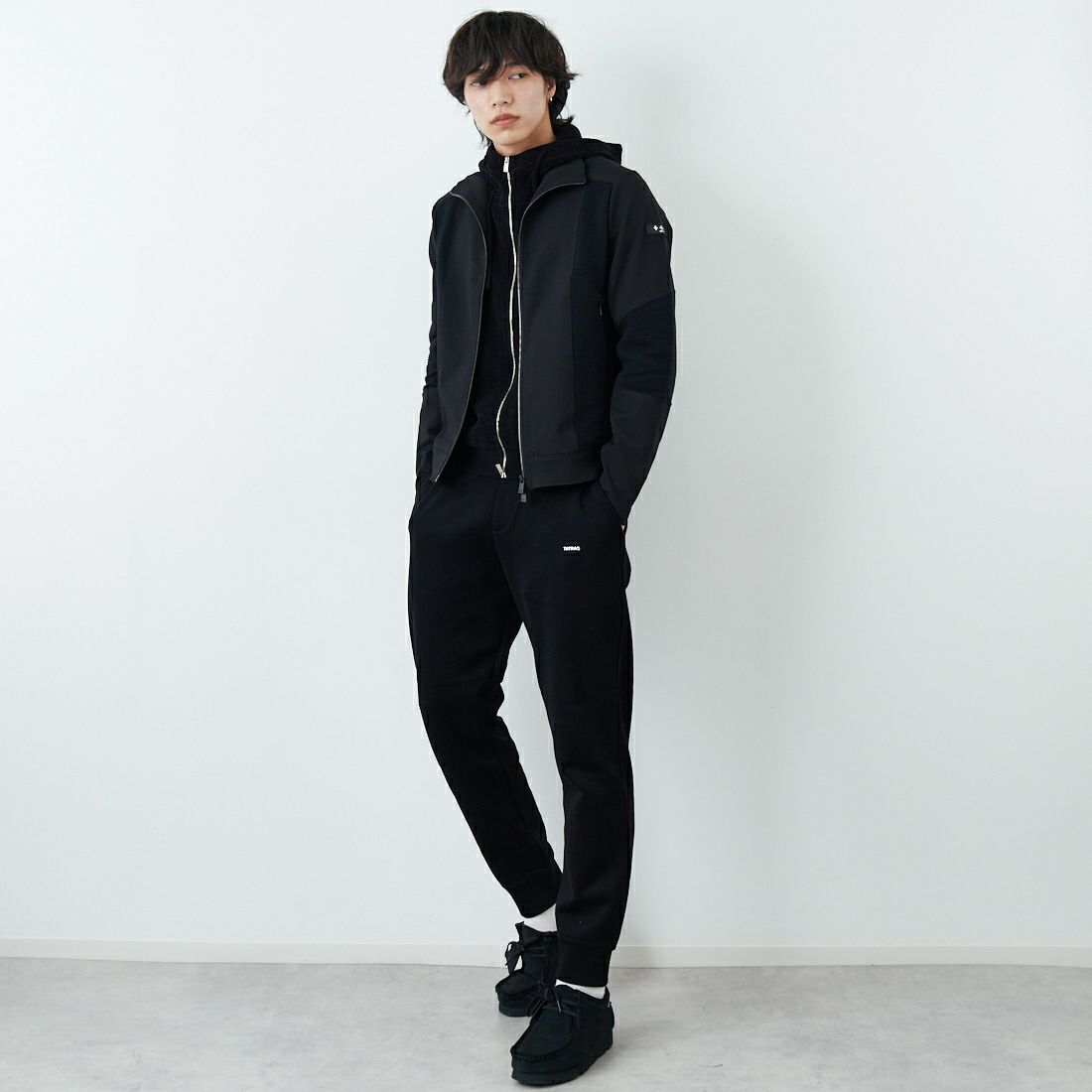 TATRAS [タトラス] SPRESE/スプレーゼ ブルゾン [MCKZ0044033588] BLACK &&モデル身長：179cm 着用サイズ：2&&