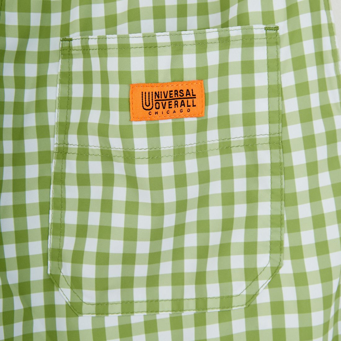 UNIVERSAL OVERALL [ユニバーサルオーバーオール] 別注 総柄イージーワイドパンツ [U2612634IN-JF] GRNﾁｪｯｸ