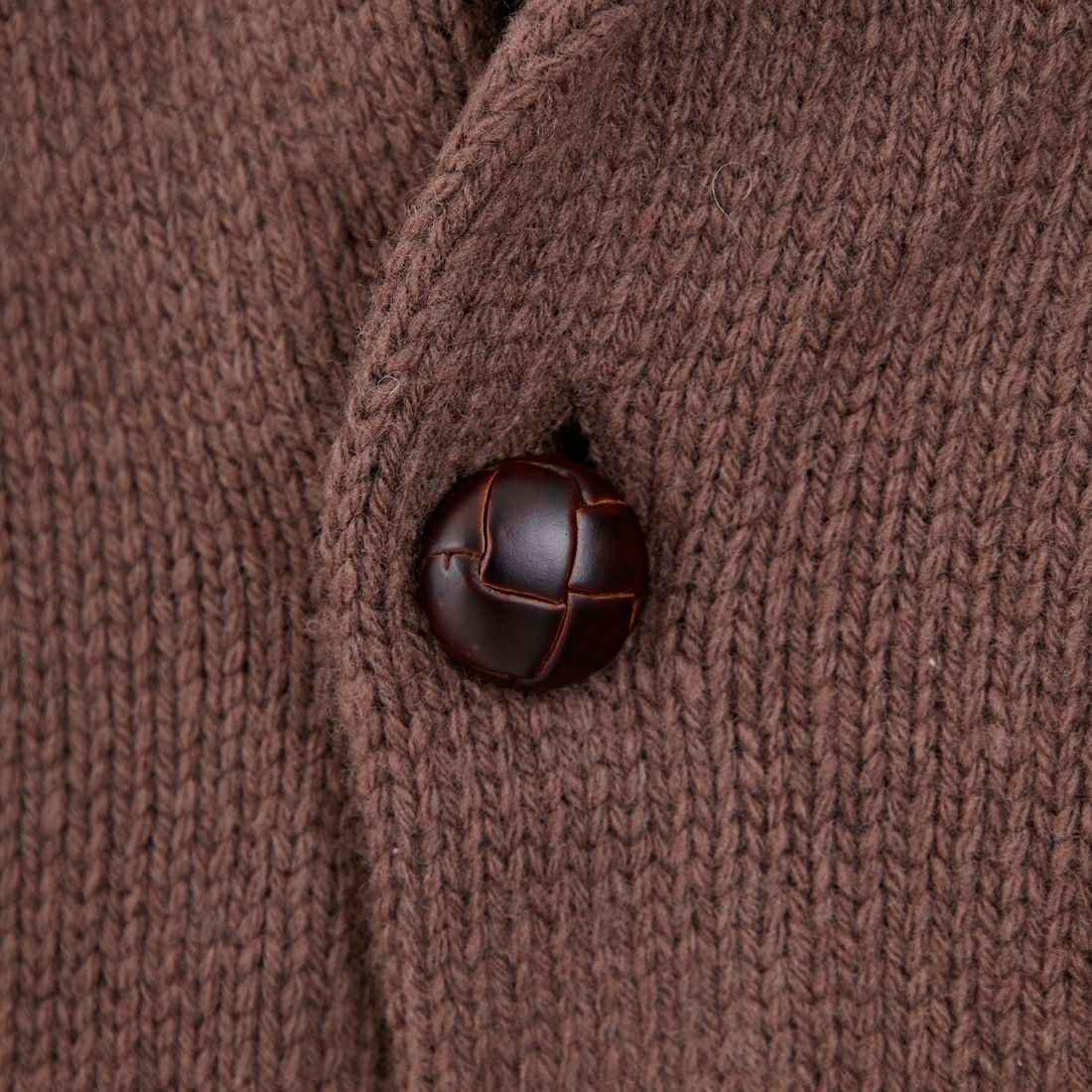 THE ALASKAN [アラスカン] ダイヤモンドパターン ショールカーディガン [ANSCM-02DD-5F] 79 NAVY