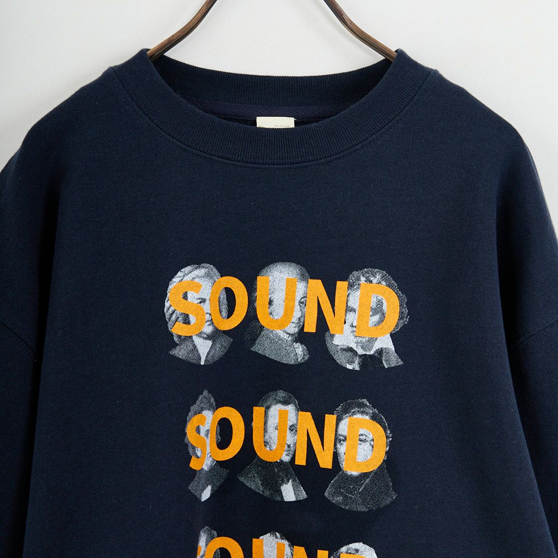 SCREEN STARS [スクリーンスターズ] 別注 偉人プリント カットオフスウェット [2523-IN3-JF] NAVY