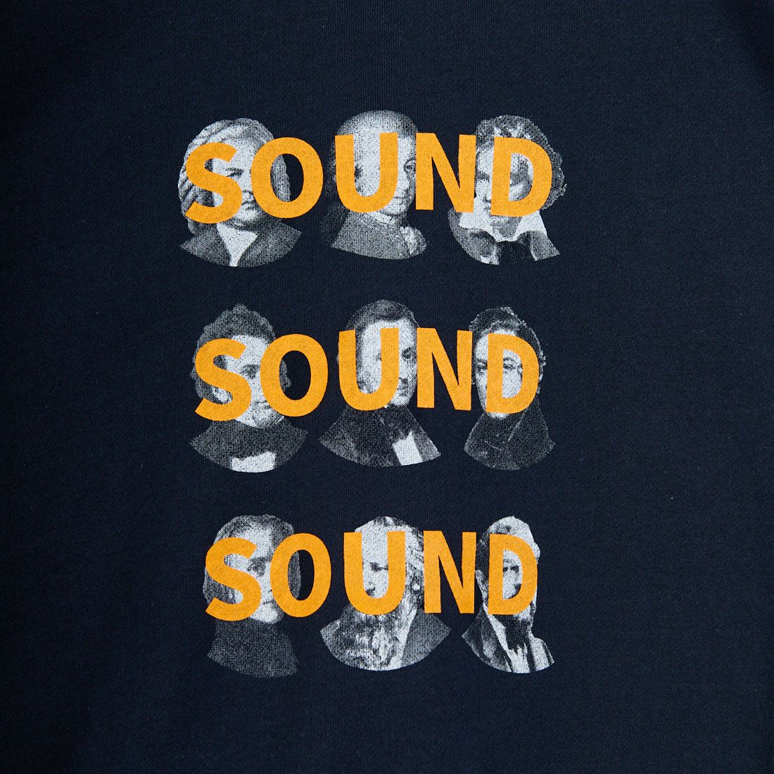 SCREEN STARS [スクリーンスターズ] 別注 偉人プリント カットオフスウェット [2523-IN3-JF] NAVY