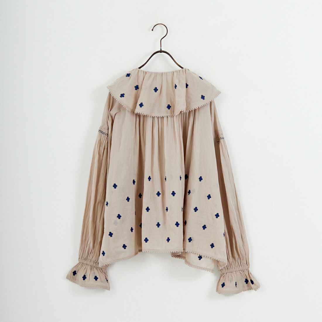 tumugu: [ツムグ] カディコットン刺繍ブラウス [TB25434] 12 GRAYGE