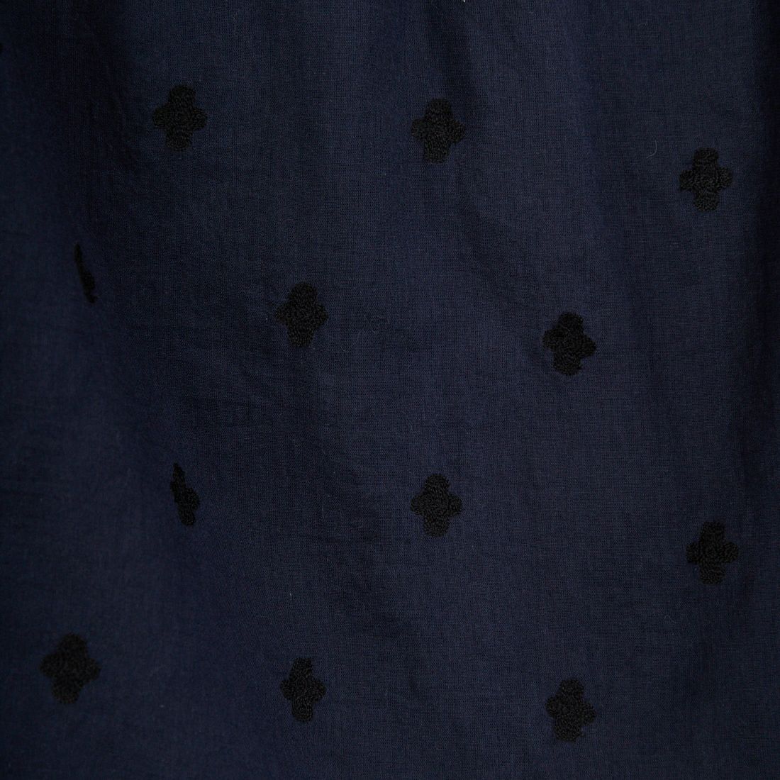 tumugu: [ツムグ] カディコットン刺繍ブラウス [TB25434] 79 NAVY