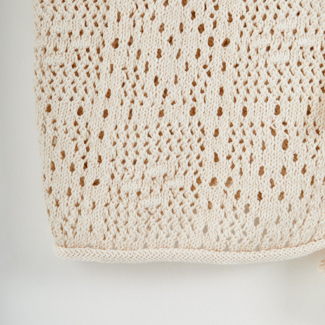 tumugu: [ツムグ] コットンクロッシェカーディガン [TK25412] 06 KINARI