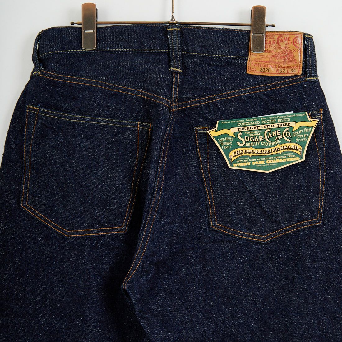 SUGAR CANE [シュガーケーン] 13oz デニムウエストオーバーオールズ 2025年モデル [SC420252] 421 A.NAVY