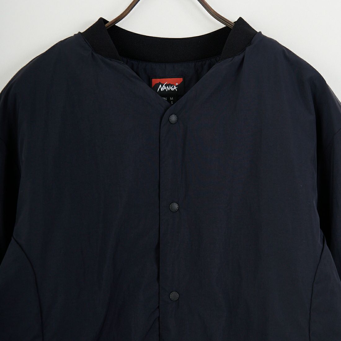 NANGA [ナンガ] ノーカラーソフトダウンカーディガン [N2500-0E004A] BLK