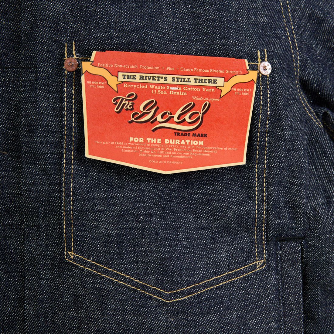 GOLD [ゴールド] 11.5oz デニムブラウス WW2モデル [GL15860N] 420 N.NAVY