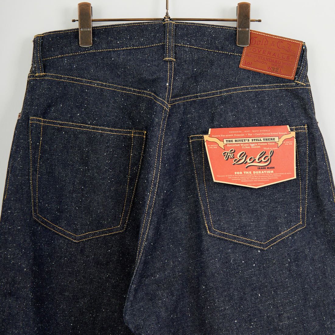 GOLD [ゴールド] 11.5oz 5ポケットデニムワイドパンツ [GL42620N] 420 N.NAVY