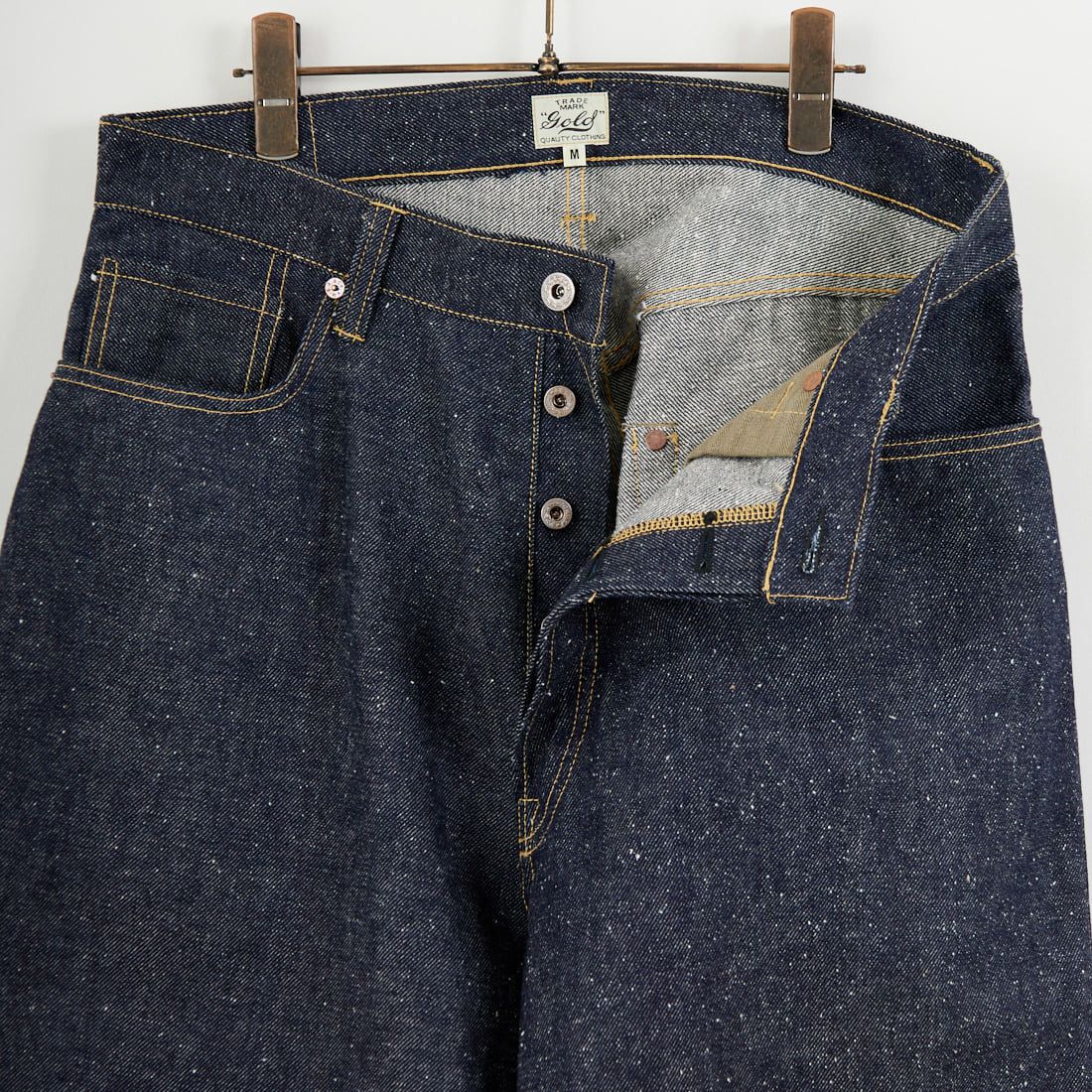 GOLD [ゴールド] 11.5oz 5ポケットデニムワイドパンツ [GL42620N] 420 N.NAVY