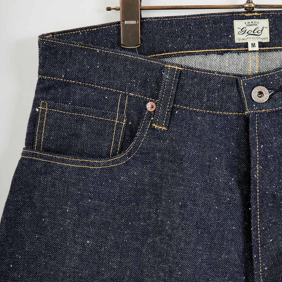 GOLD [ゴールド] 11.5oz 5ポケットデニムワイドパンツ [GL42620N] 420 N.NAVY