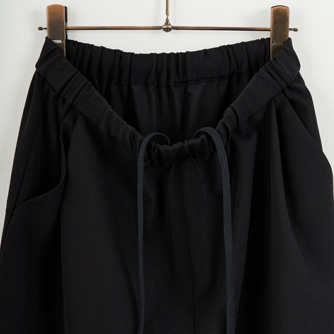 STELLA CIFFON [ステラシフォン] ウォースフィルツイルワイドパンツ [ST3-25206A] 80 BLACK