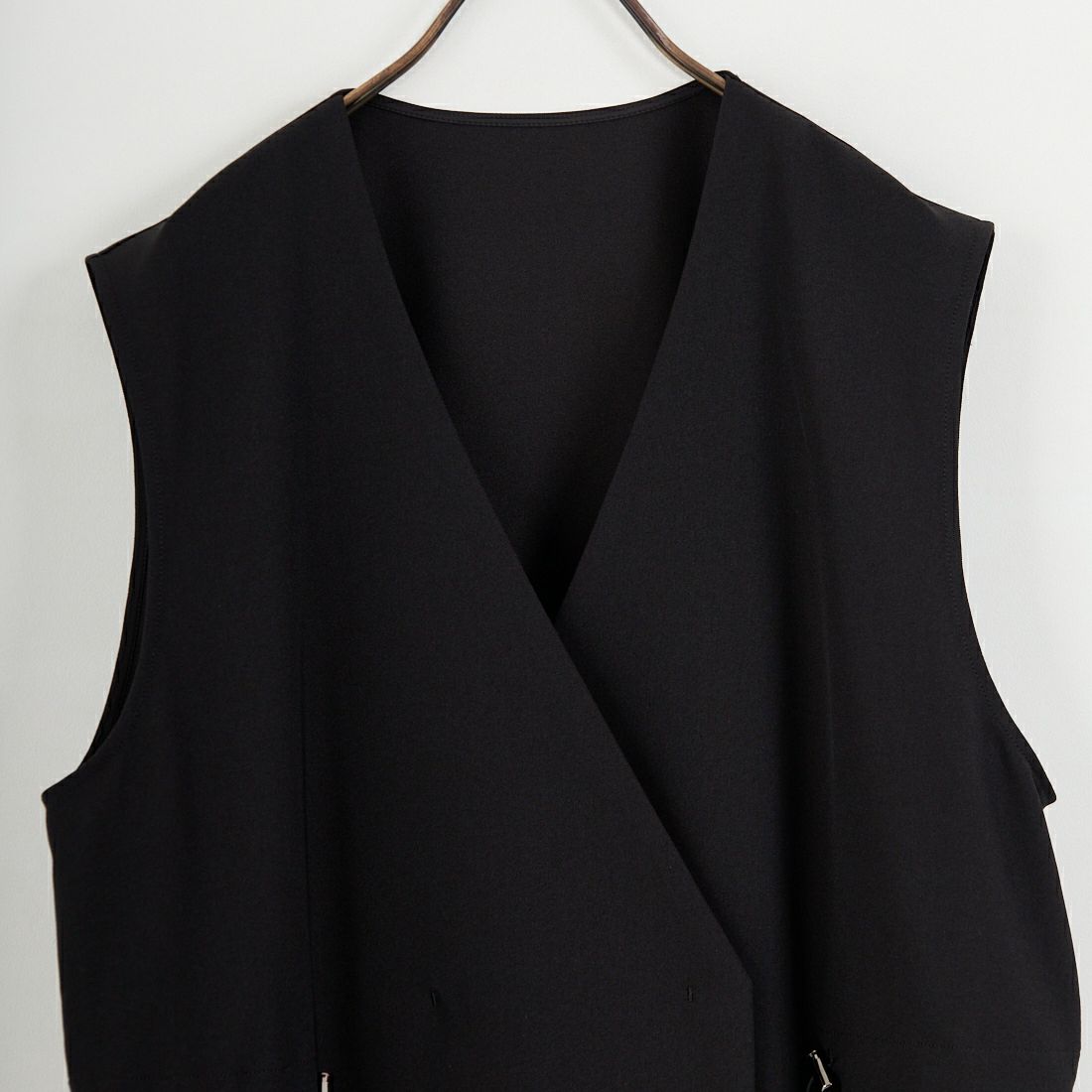 STELLA CIFFON [ステラシフォン] ウォースフィルツイルジレ [ST3-25105A] 80 BLACK