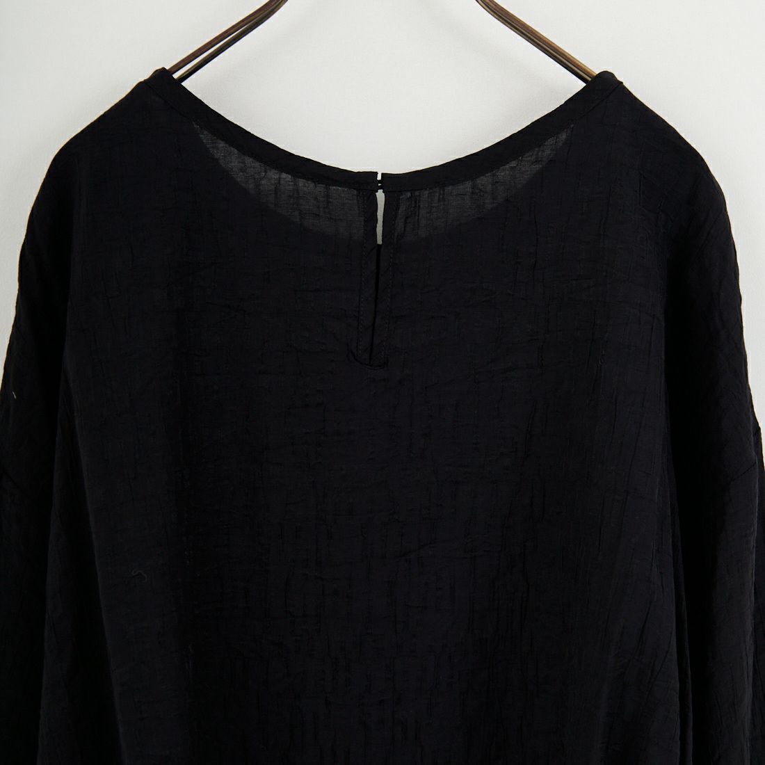 CHIGNON [シニヨン] フリル衿付きシャツ [1556-428KK] BLACK