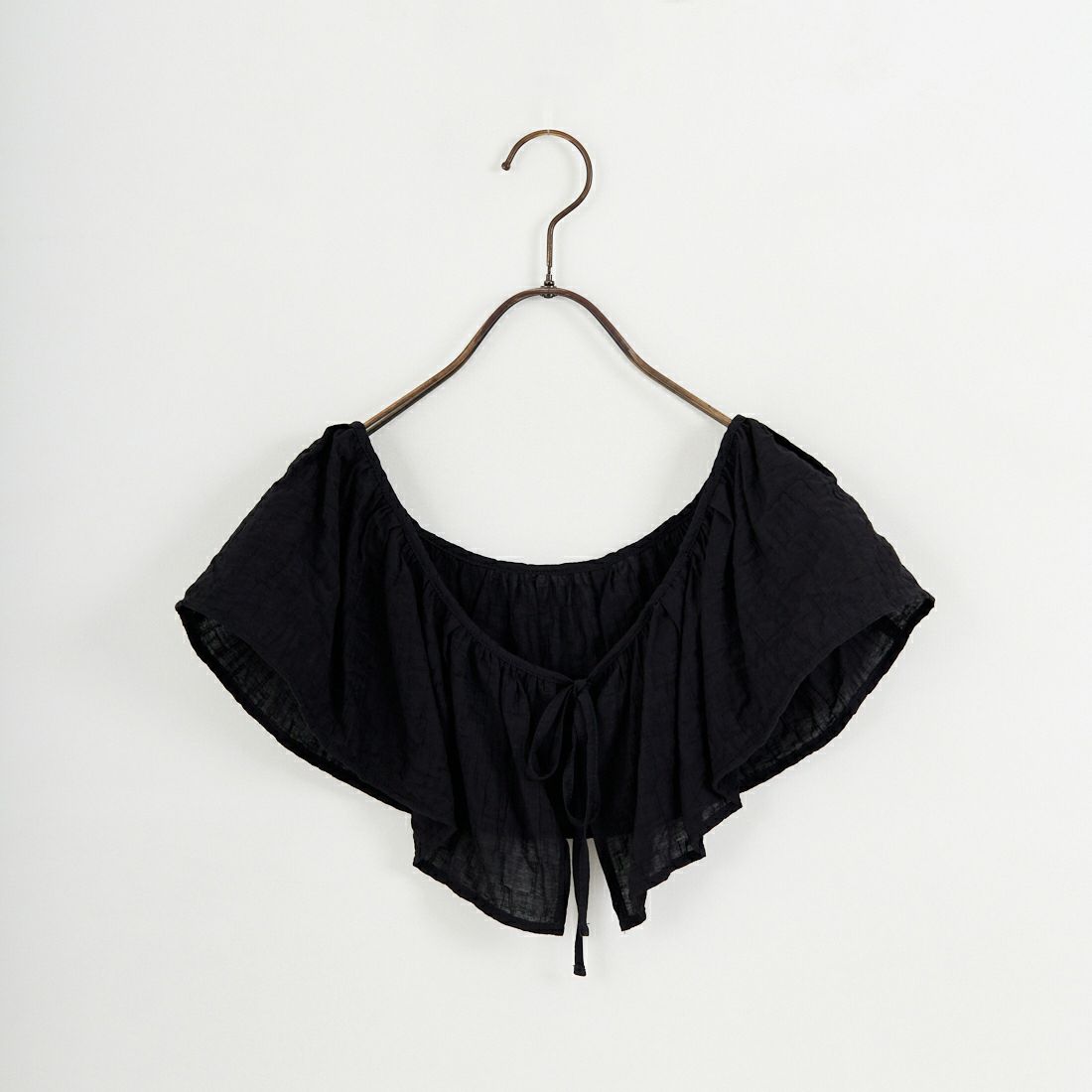 CHIGNON [シニヨン] フリル衿付きシャツ [1556-428KK] BLACK