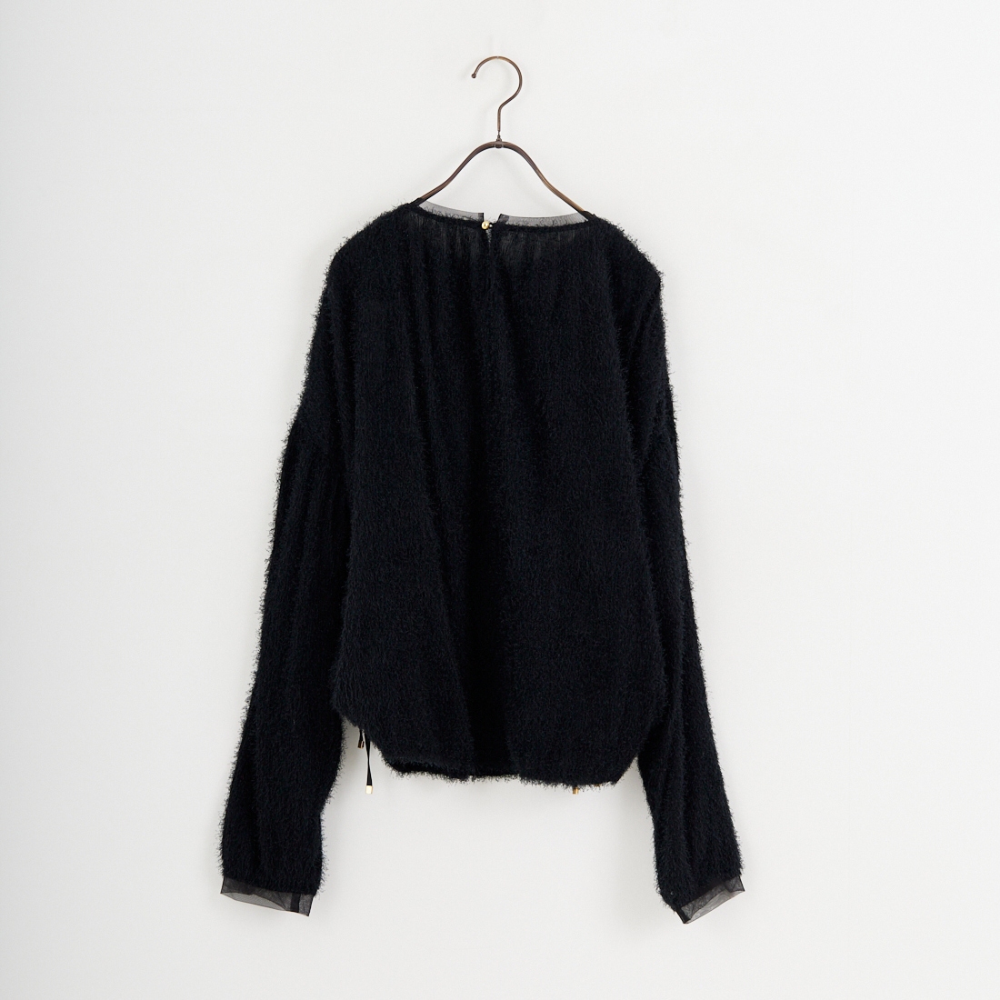 CHIGNON [シニヨン] 楊柳シャギーブラウス [1856-462BZ] BLACK