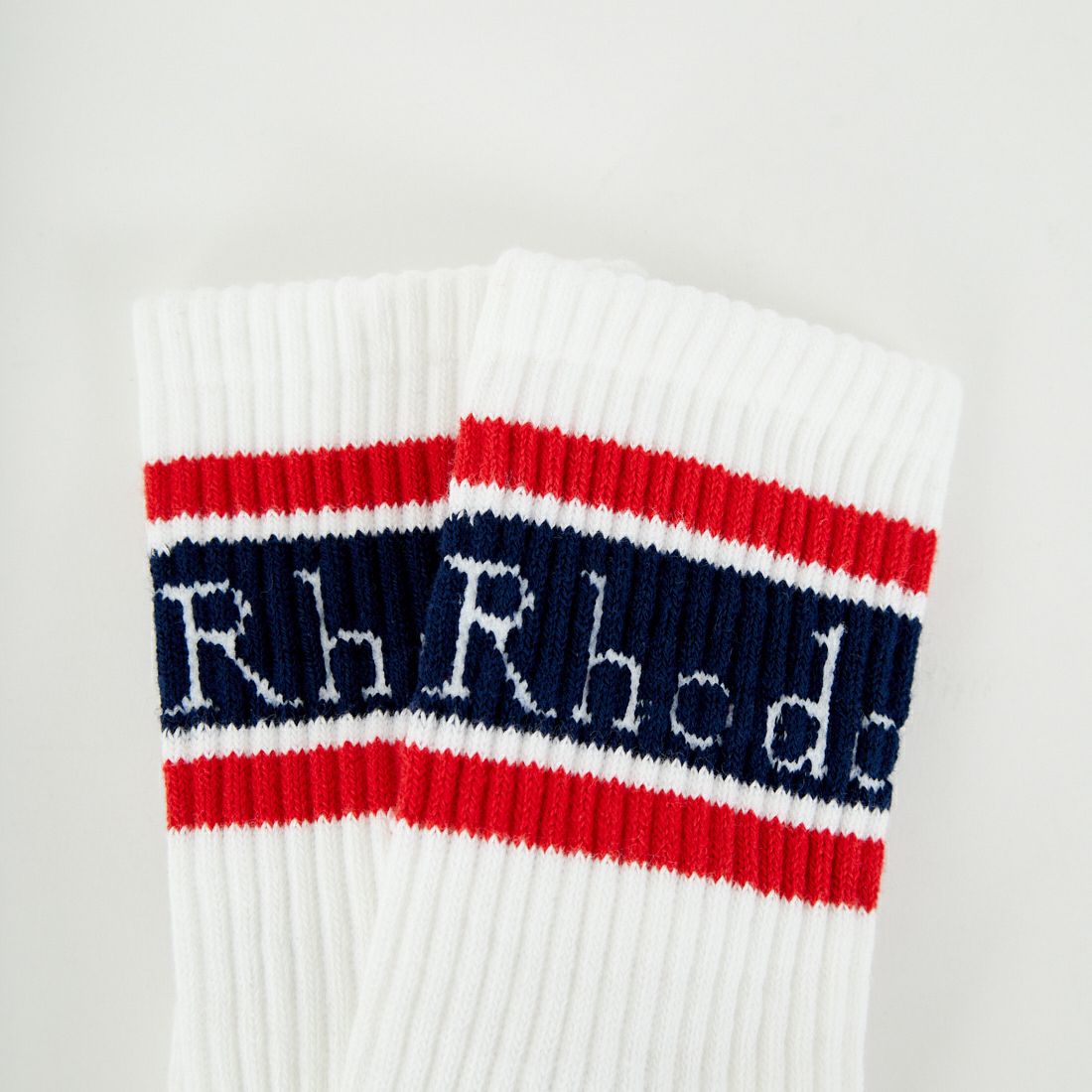 RhodolirioN [ロドリリオン] ライン＆ナンバリングソックス [SW1090] A WHITE