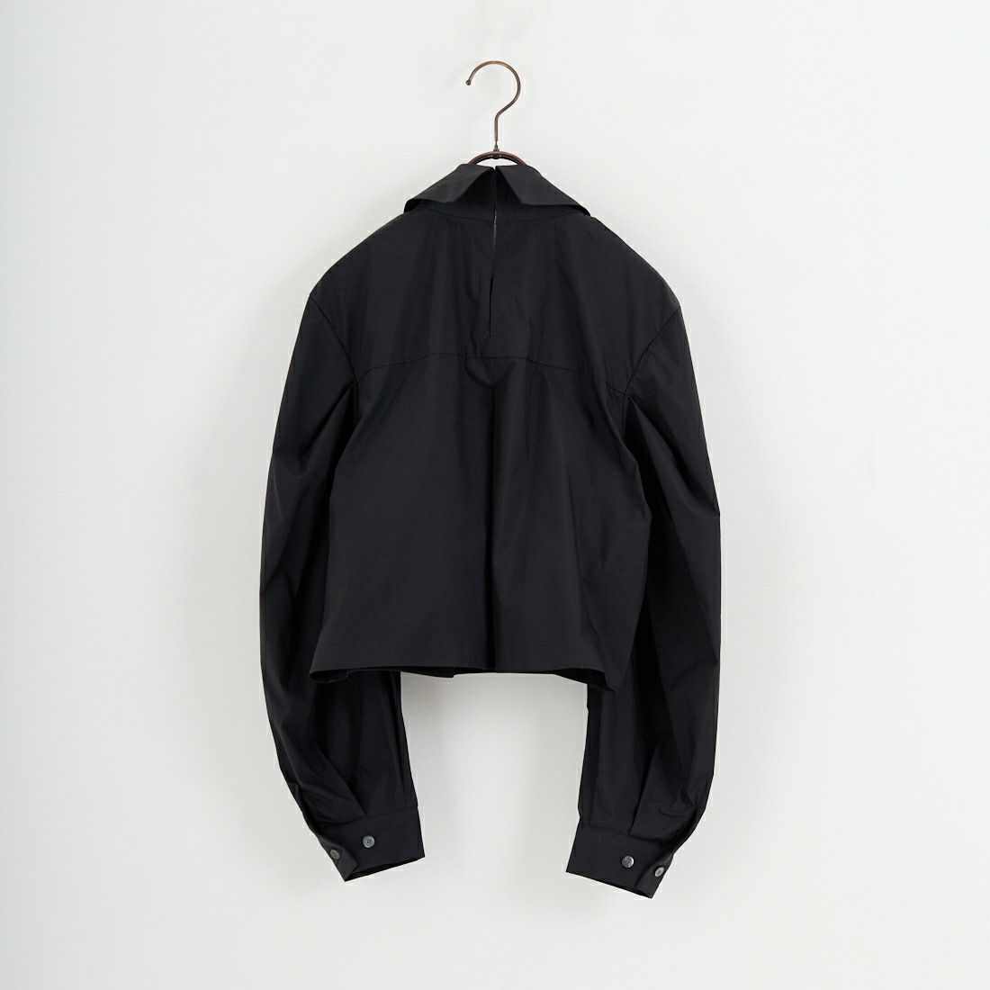 RIM.ARK [リムアーク] フォールデッドネックタックブラウス [460JSL30-0391] BLK