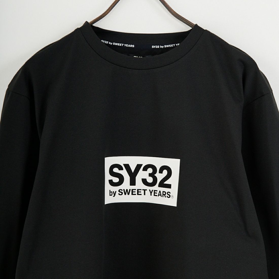 SY32 [エスワイサーティトゥ] ミニボックスロゴ ロングスリーブTシャツ [32-26SN1-16] BLACK