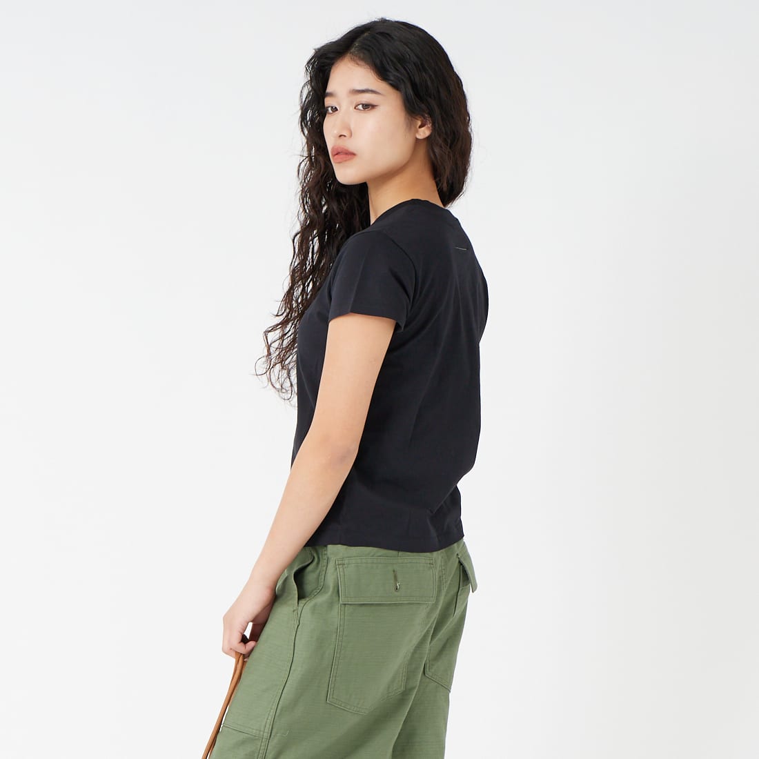 MM6 Maison Margiela [エムエムシックス メゾン マルジェラ] ニューメリック コットンTシャツ [S52GC0327-M20170] 900 BLACK