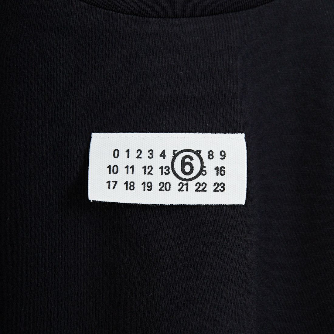 MM6 Maison Margiela [エムエムシックス メゾン マルジェラ] ニューメリック コットンTシャツ [S52GC0327-M20170] 900 BLACK