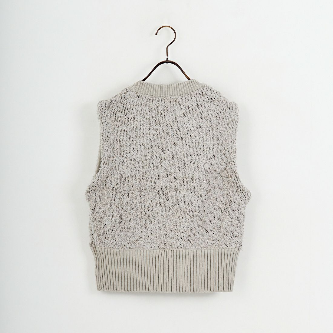 &g'aime [アンジェム] ラメバタフライヤーンベスト [986-68002] ｸﾞﾚｰｼﾞｭ