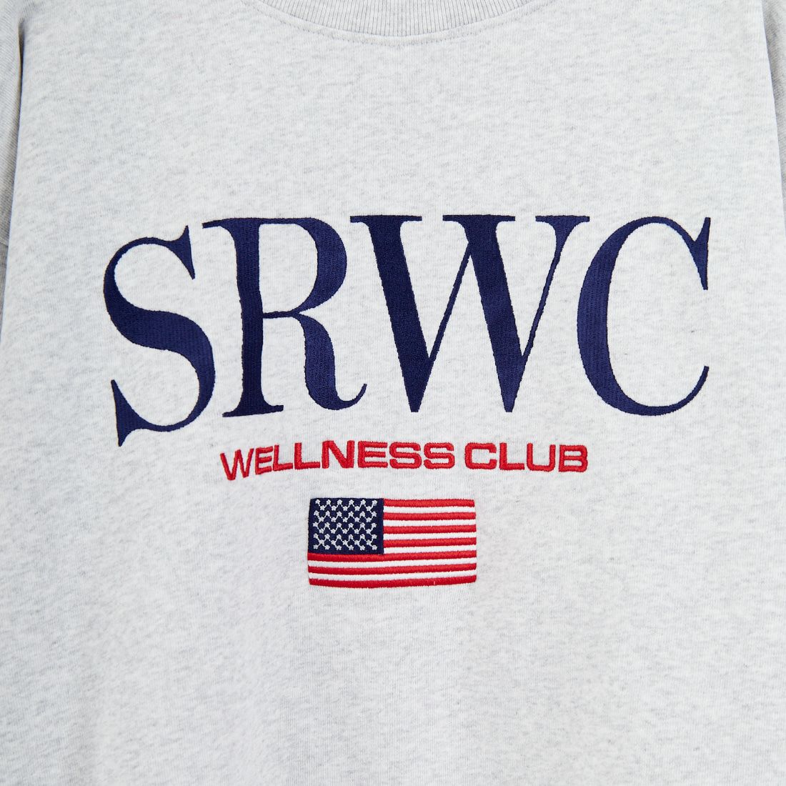 Sporty&Rich [スポーティアンドリッチ] ノーティカル刺繍クルーネックスウェット [ST07163177] H.GRAY