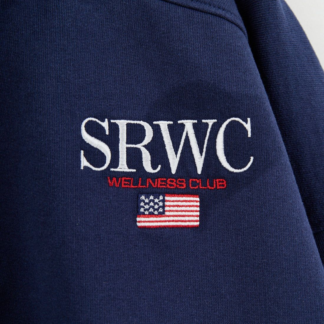 Sporty&Rich [スポーティアンドリッチ] ノーティカル刺繍ハーフジップスウェット [ST08163177] D.NAVY