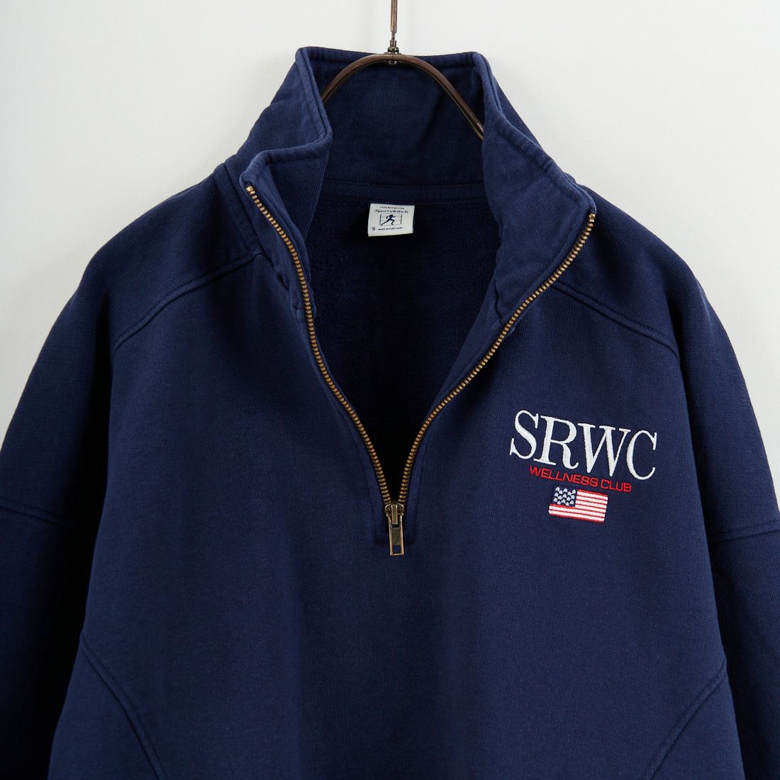 Sporty&Rich [スポーティアンドリッチ] ノーティカル刺繍ハーフジップスウェット [ST08163177] D.NAVY
