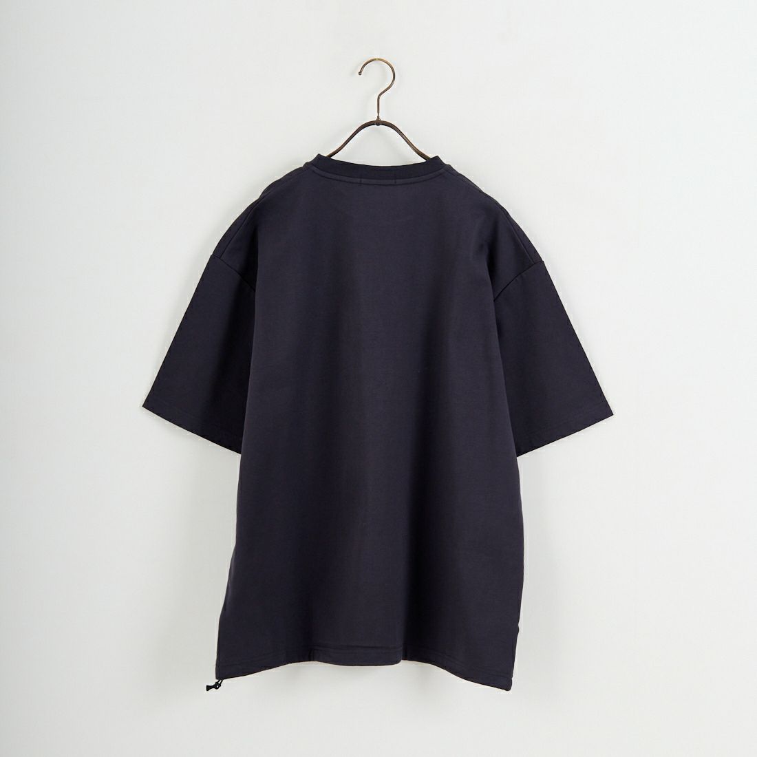 FRED PERRY [フレッドペリー] 別注 ワンポイントロゴ刺繍 ポンチドローコードTシャツ [FPM-26S-022JF] ANCHOR GRE