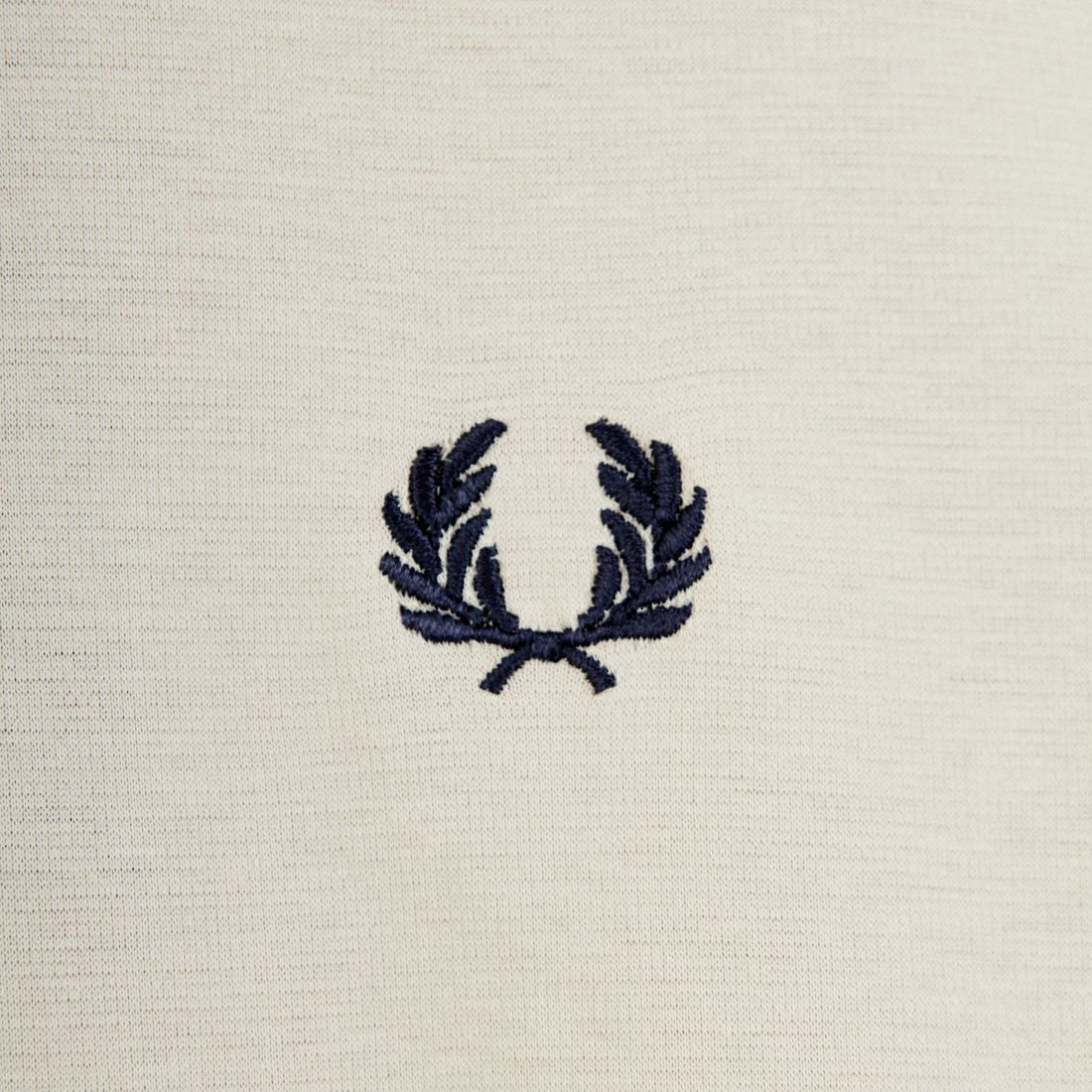 FRED PERRY [フレッドペリー] 別注 ワンポイントロゴ刺繍 ポンチドローコードTシャツ [FPM-26S-022JF] OATMEAL/AN
