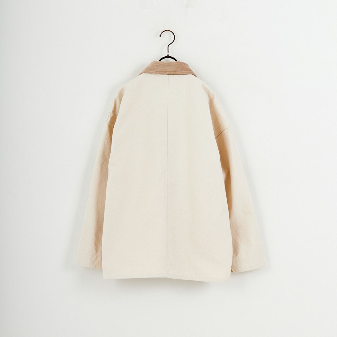 UNIVERSAL OVERALL [ユニバーサルオーバーオール] 別注 コーデュロイ襟 カバーオールジャケット [U2612225IN-JF] ｷﾅﾘ