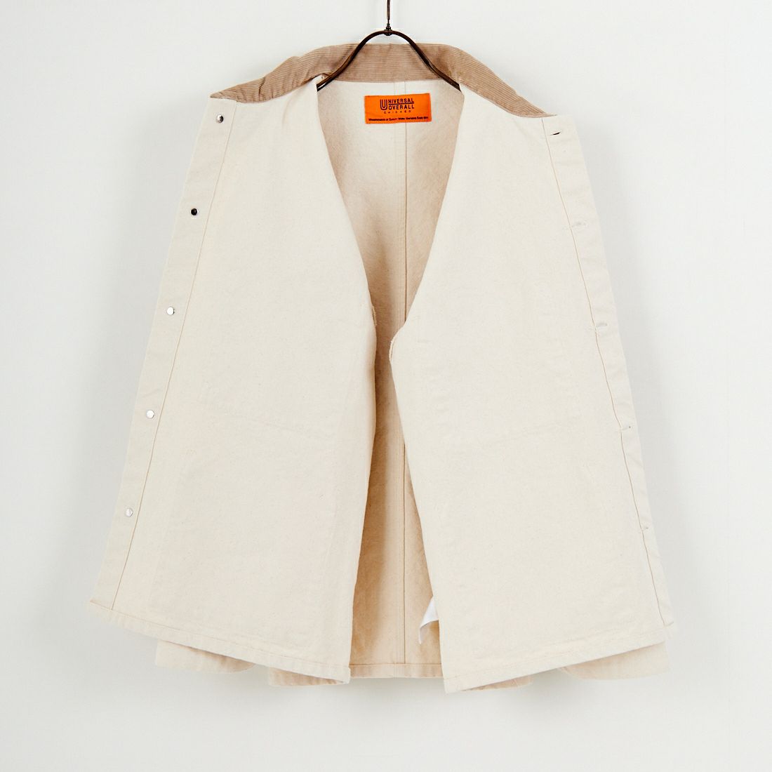 UNIVERSAL OVERALL [ユニバーサルオーバーオール] 別注 コーデュロイ襟 カバーオールジャケット [U2612225IN-JF] ｷﾅﾘ