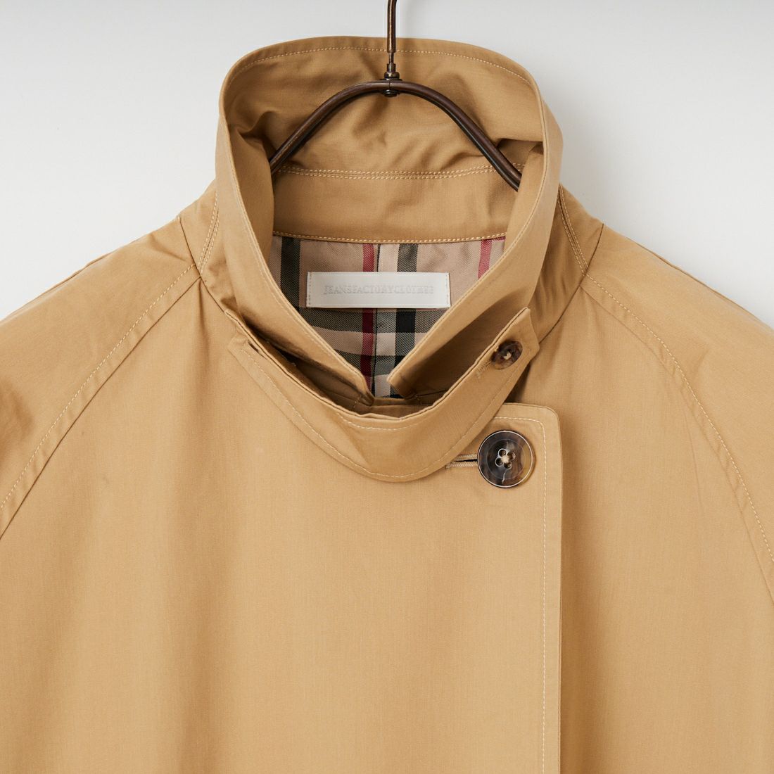 Jeans Factory Clothes [ジーンズファクトリークローズ] ミドル丈Aライントレンチコート [IN2-CT-6] 12 BEIGE