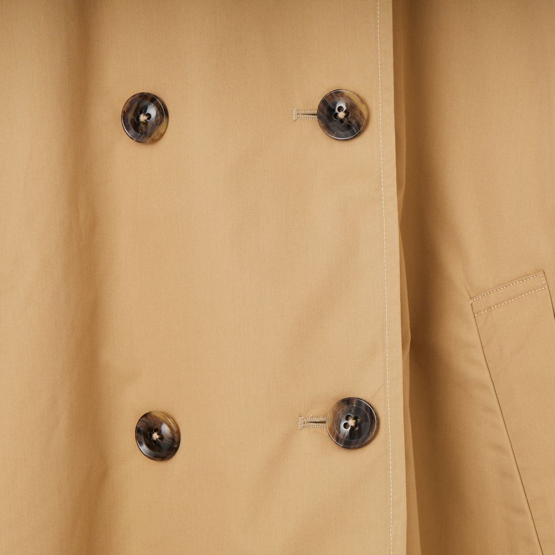 Jeans Factory Clothes [ジーンズファクトリークローズ] ミドル丈Aライントレンチコート [IN2-CT-6] 12 BEIGE