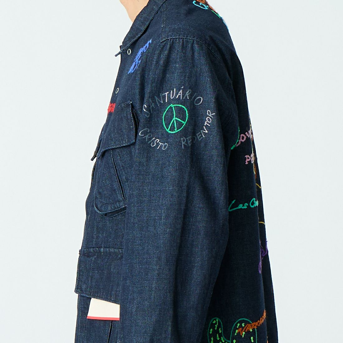 HELLO CALIF [ハローカリフ] デニムファティーグジャケット [661020] NAVY