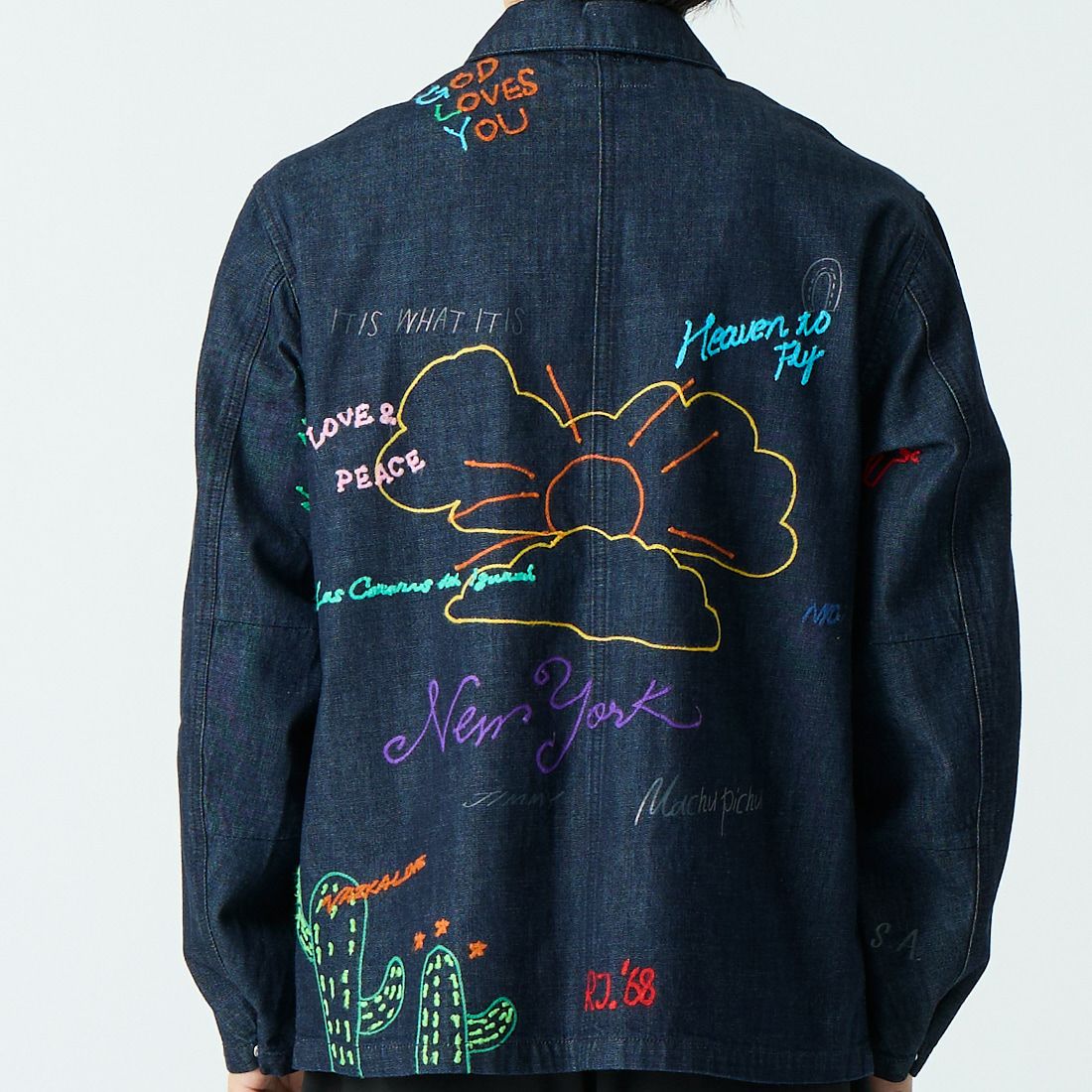 HELLO CALIF [ハローカリフ] デニムファティーグジャケット [661020] BLUE