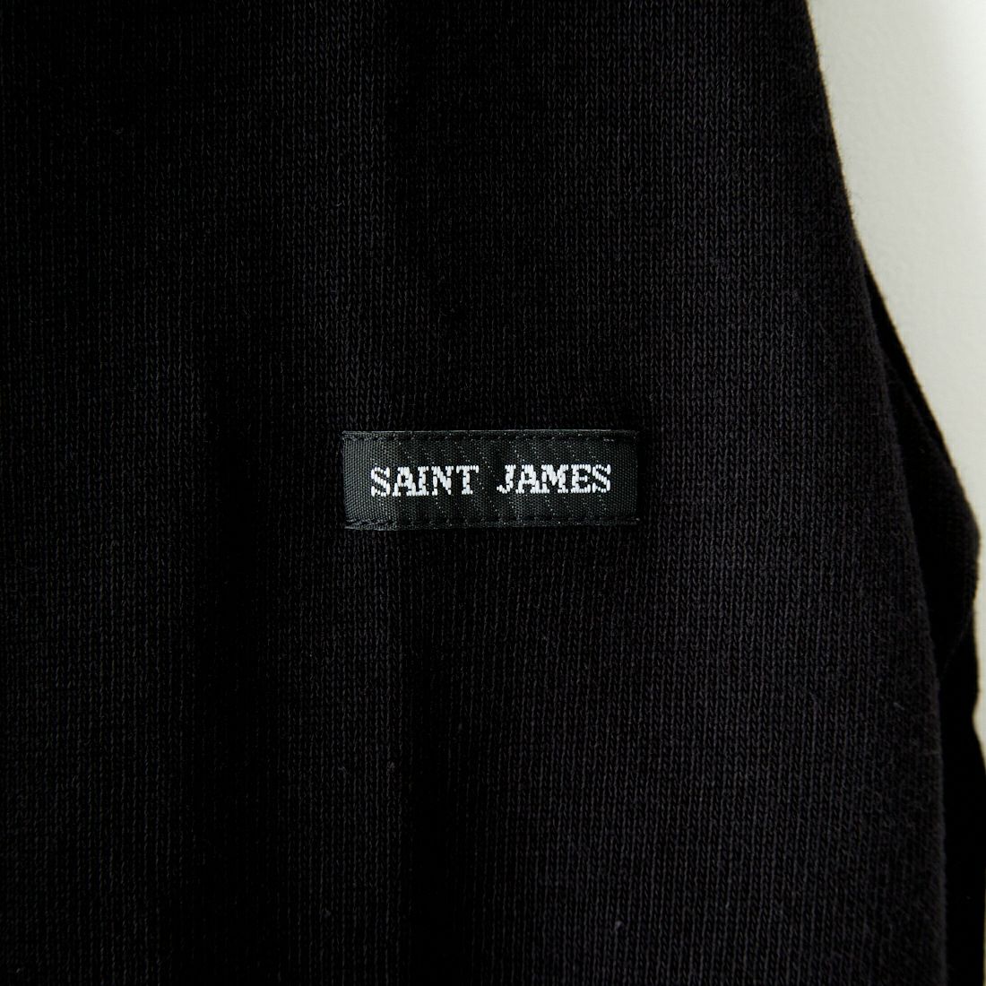 ST.JAMES [セントジェームス] バスクロングスリーブTシャツ [OUESSANT-SD] NOIR