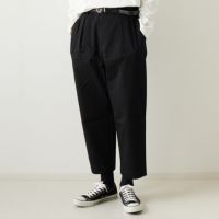 vatka vatka 緑と白のスワールパターン チノパン