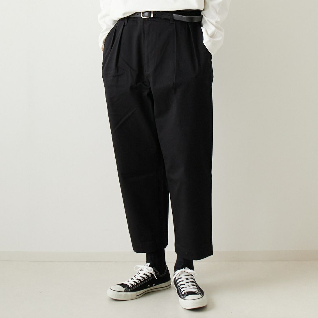 710 BLACK&&モデル身長：182cm 着用サイズ：M&&