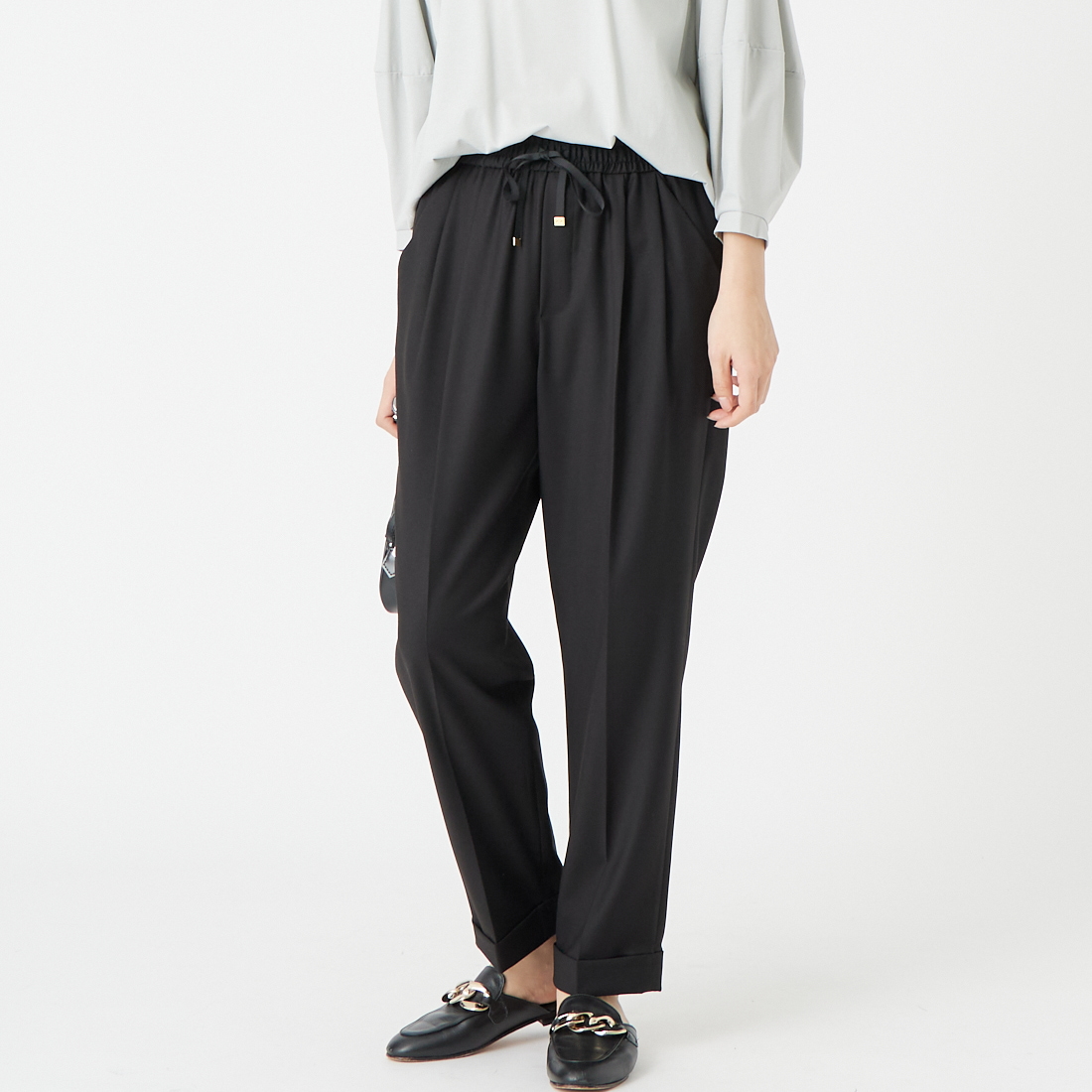 Jeans Factory Clothes [ジーンズファクトリークローズ] ストレッチギャバトラックイージーパンツ [U-2050] 812 Dﾍﾞｰｼﾞ