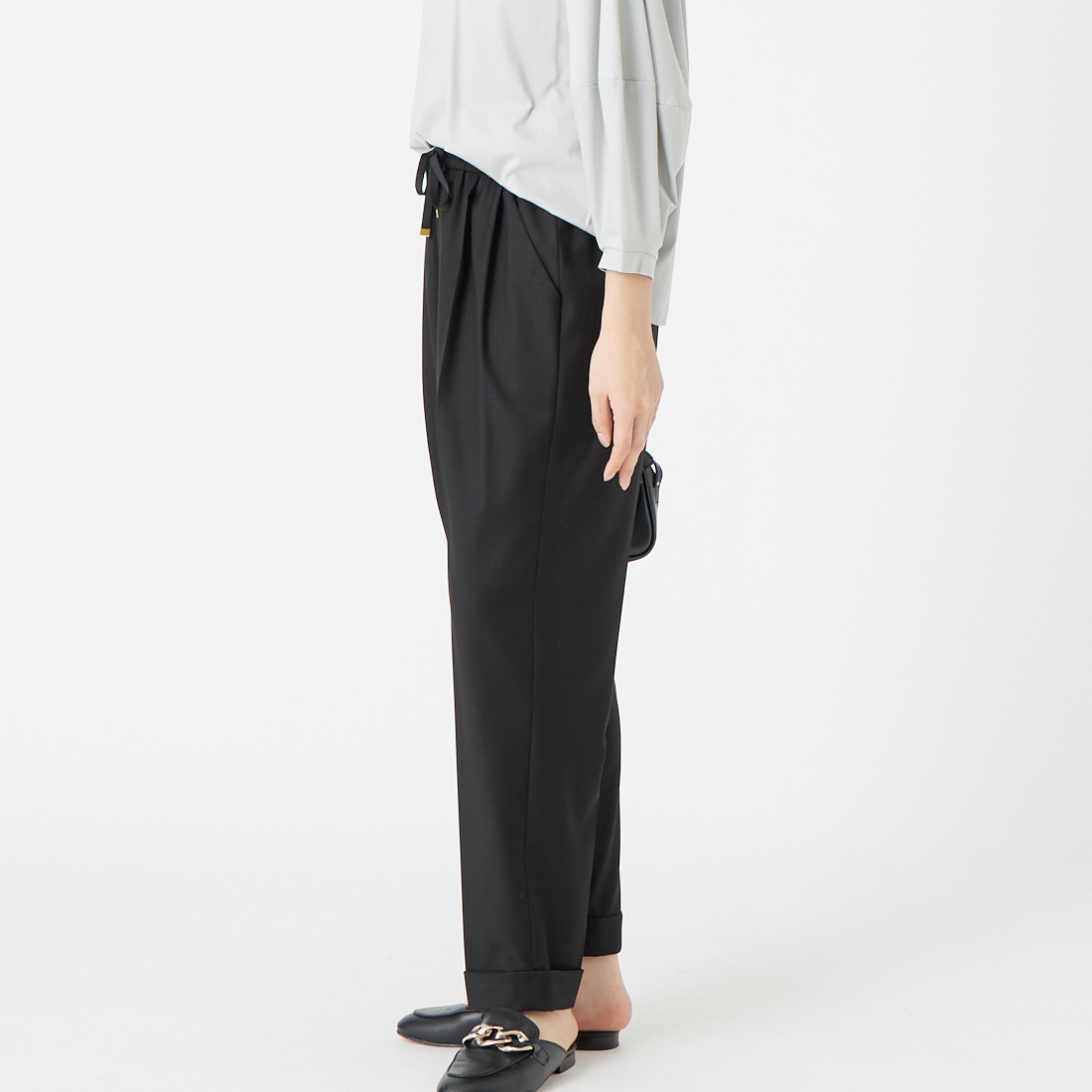 Jeans Factory Clothes [ジーンズファクトリークローズ] ストレッチギャバトラックイージーパンツ [U-2050] 832 ﾌﾞﾗｳﾝ