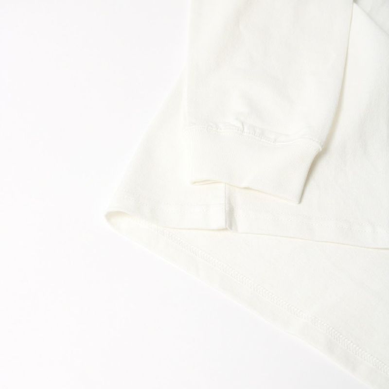 MANHATTAN PORTAGE [マンハッタンポーテージ] 別注 バックフォトプリントロングスリーブTシャツ [21FWMP-IN13-JF] WHITE