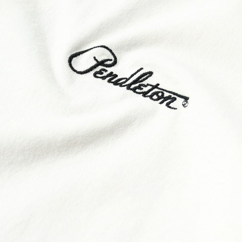 PENDLETON [ペンドルトン] 別注 バックプリント ロングスリーブTシャツ [1475-5219-JF] WHITE