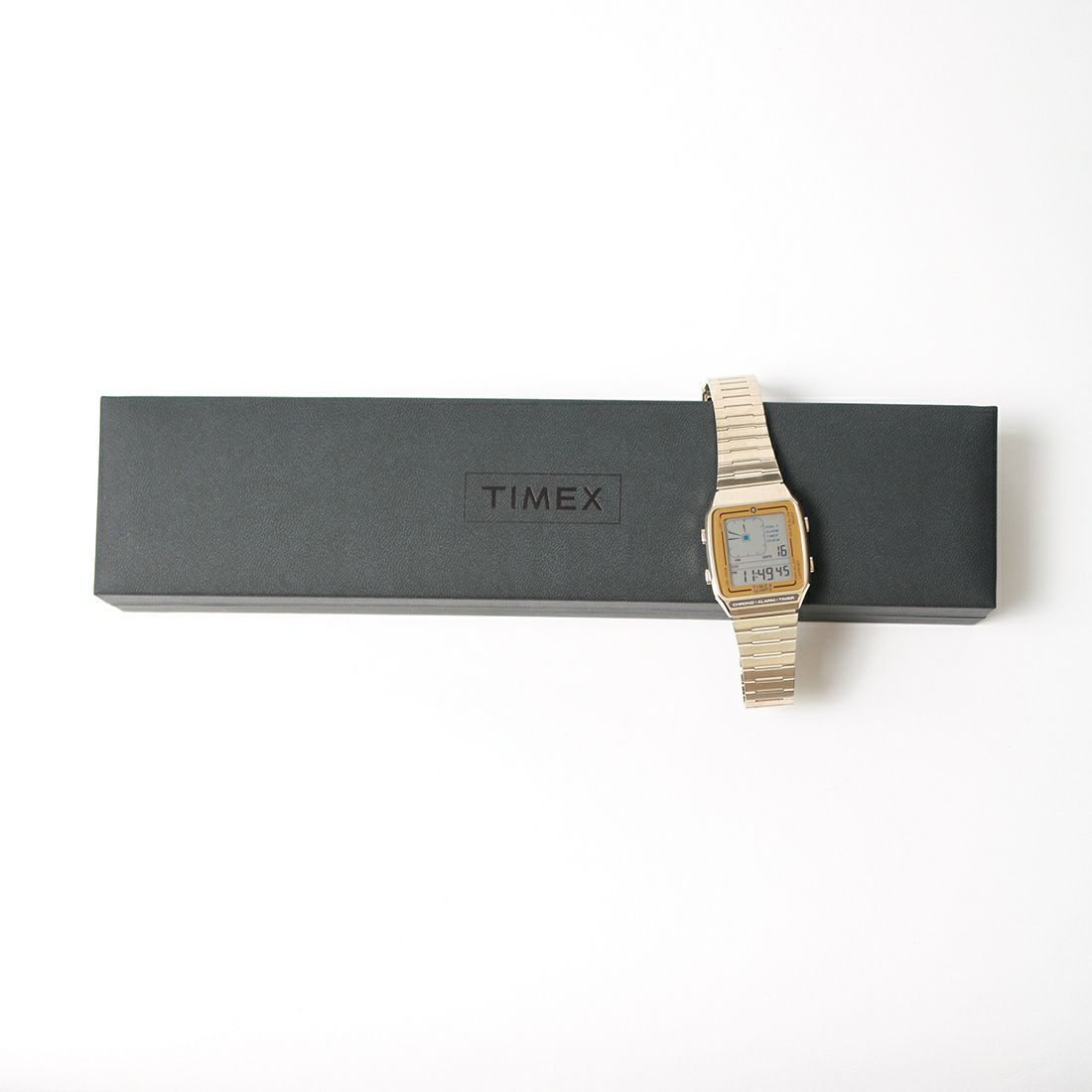 TIMEX [タイメックス] Q TIMEX LCA デジタルウォッチ [TW2U72500] GOLD