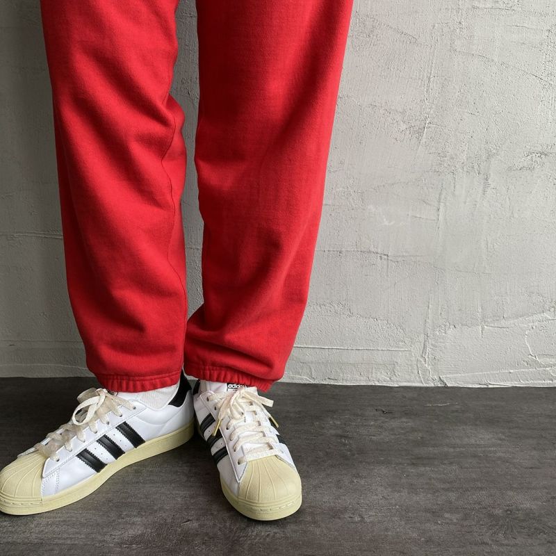 Jeans Factory Clothes [ジーンズファクトリークローズ] ヘビーウェイトスウェットパンツ [2123-427IN] RED&&モデル身長：173cm 着用サイズ：M&&